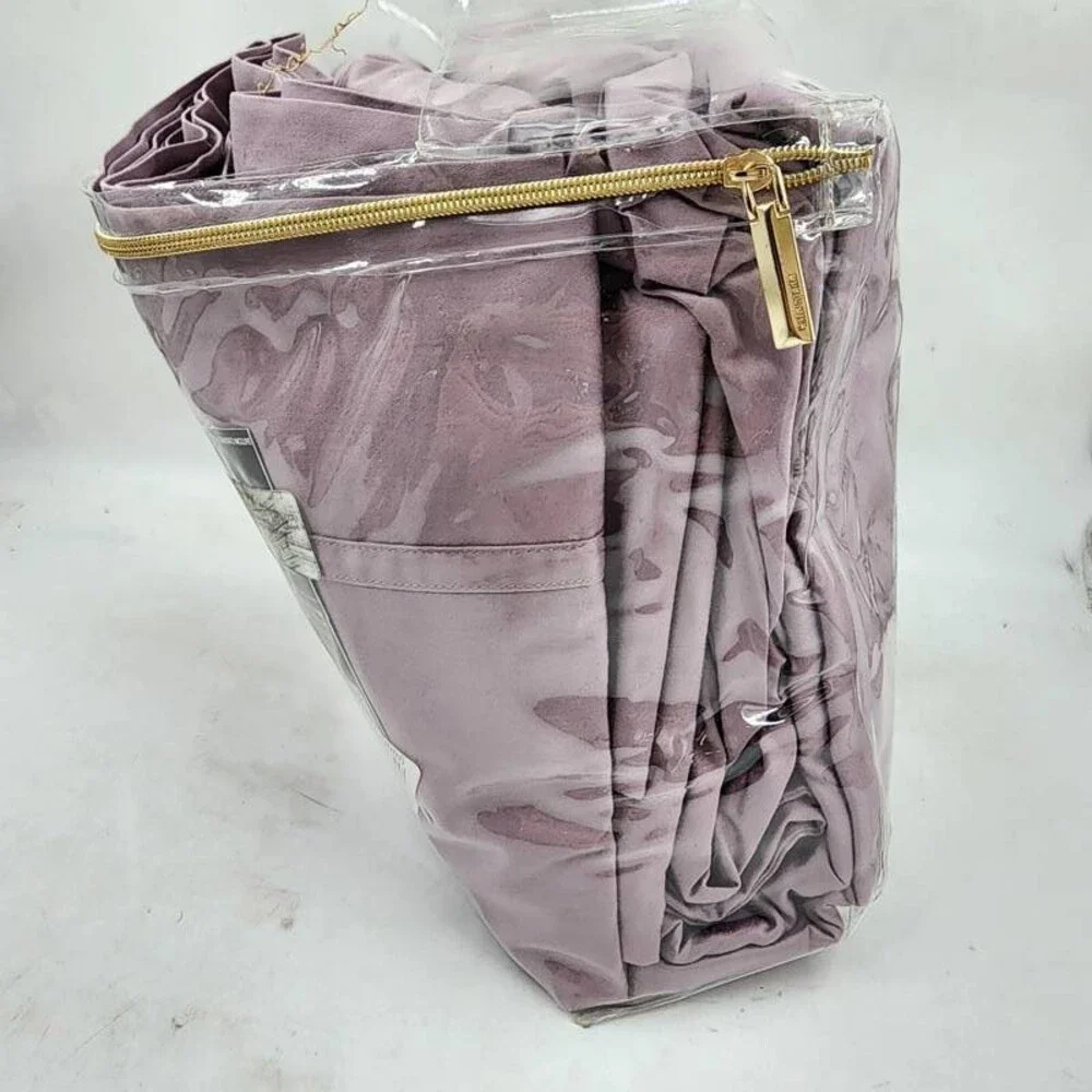 Lauren Ralph Lauren Spencer Solid Sateen 4 pcs Sheet Set King Deep Lavender